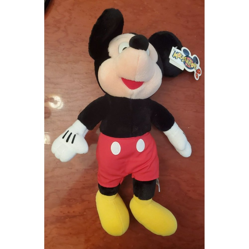 Vtg Disney Mouseketoys‎ Mickey Mouse 16" Plush NWT Disneyland Walt Disney World